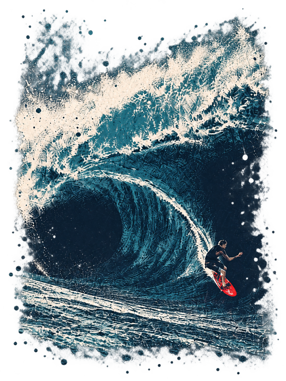 Big-wave surfing